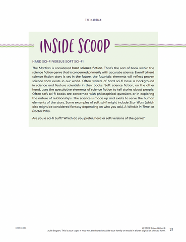 The Martian (Classroom Edition)