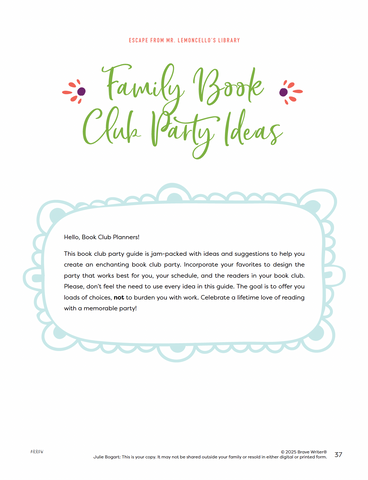 Escape from Mr. Lemoncello’s Library