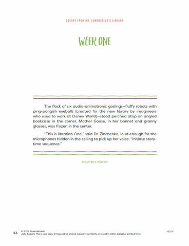 Escape from Mr. Lemoncello’s Library