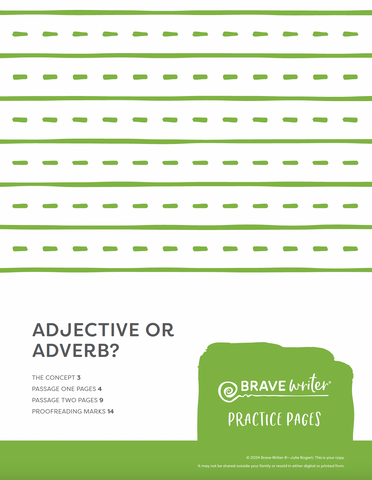 Adjective or Adverb