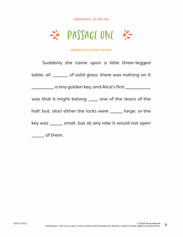 Homophones: To