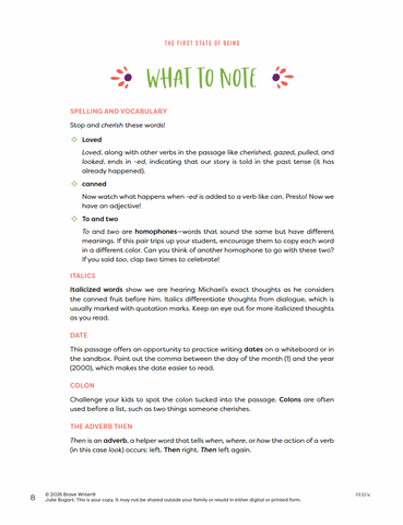 The First State of Being