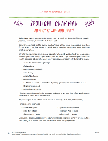 Escape from Mr. Lemoncello’s Library