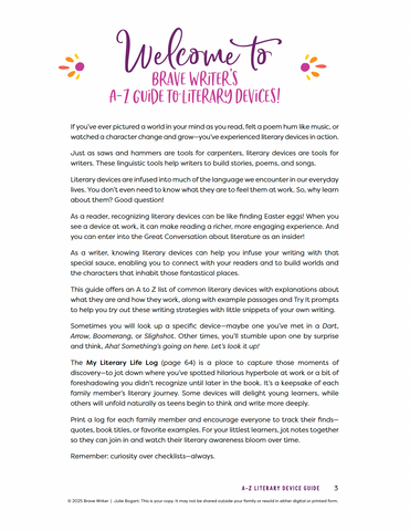 A-Z Guide to Literary Devices