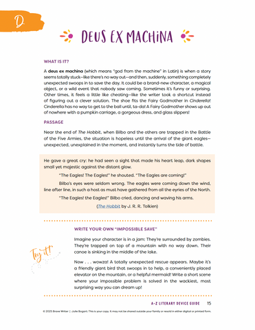 A-Z Guide to Literary Devices