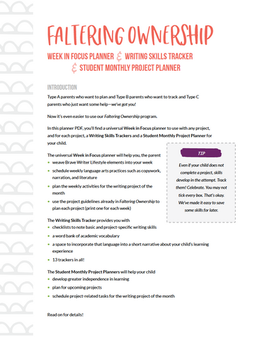 Faltering Ownership Planner
