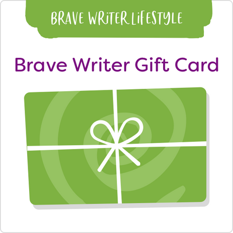 Brave Writer Gift Card